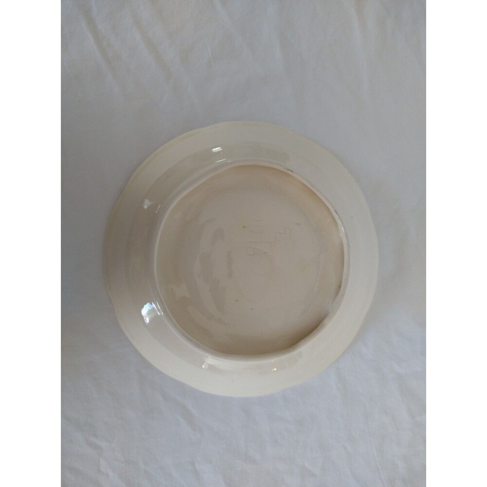 Small Hand Painted Signed Floral Pitcher and Bowl Set 1976 Violets Collectable - Picture 10 of 16